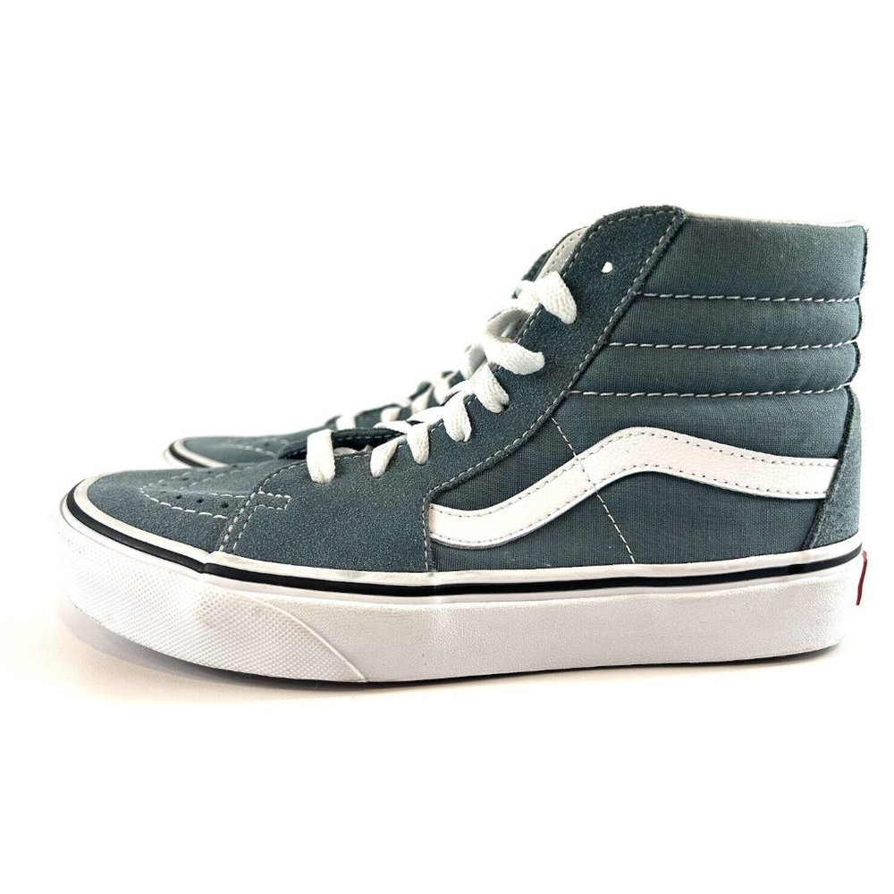 Vans Off The Wall Hi Sneakers (Blue/White)  High-Top Shoes  Women’s 6.5 NWOT